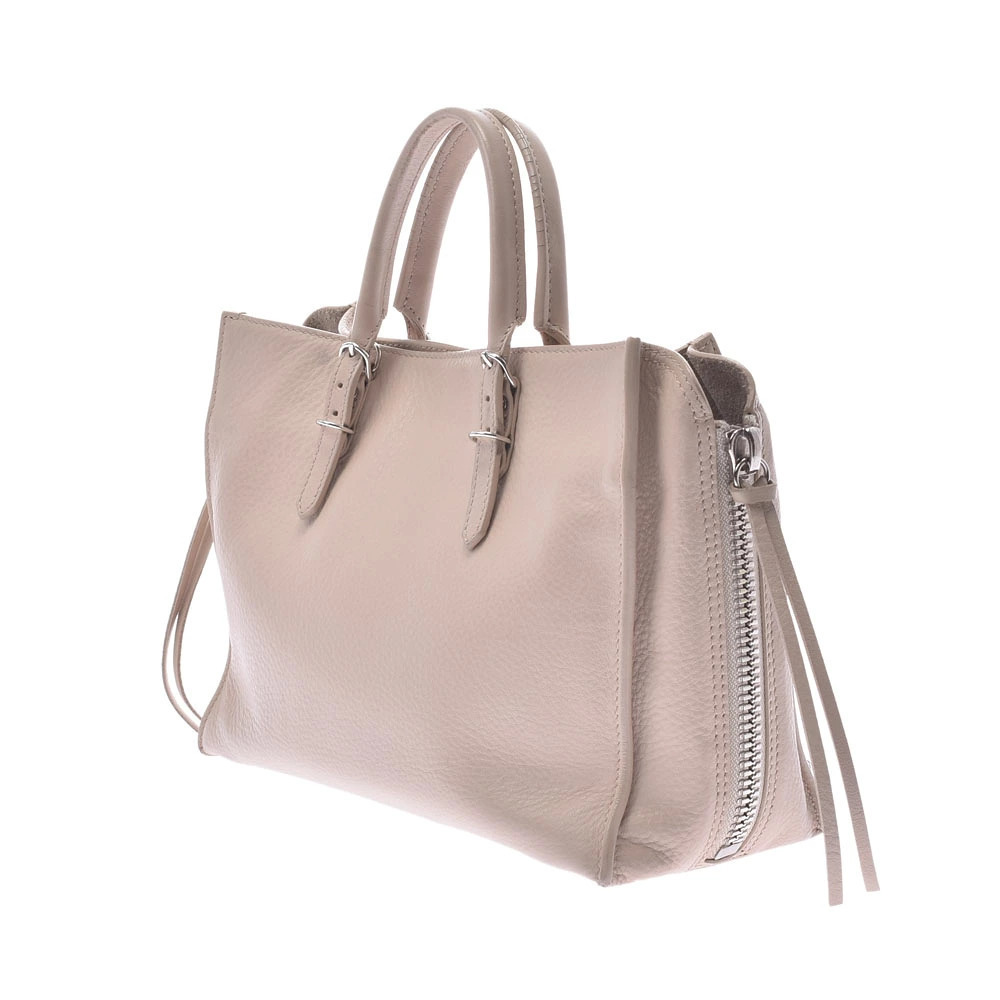 Balenciaga Bag Handbag Paper The Calfskin Beige Tan